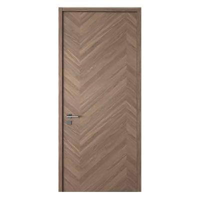 China Modern Custom Interior Flat Melamine Soundproofing Swing Perfetto Wood Door for sale