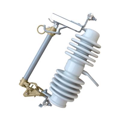 China Electrical Components 15KV-27KV HRW12-15/100A200A Porcelain Drop Outdoor High Voltage Fuse For Protection Transformer Operated Switches Cutout for sale