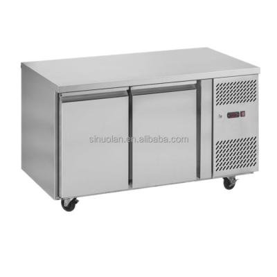 China Cajón del refrigerador de los congeladores de refrigeradores de Undercounter del banco de trabajo del refrigerador de la cocina de las puertas dobles de la marca del OEM en venta