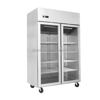 China Alcance combinado comercial vertical libre del refrigerador y del congelador 1000L de Frost de la capacidad grande en el refrigerador para la cocina del restaurante en venta