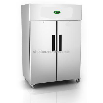 China Centigrade Stainless Deep Freezing Commercial Kitchen Upright Standing Freezer for sale