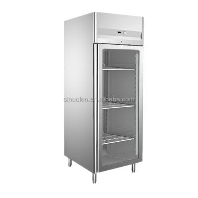 China Luxury Commercial Vertical Refrigerator Dual-temperature Refrigerator Kitchen Equipment Freezer Refrigerator for sale