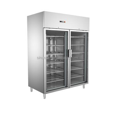 China Stainless Steel Upright Kitchen Freezer Commercial Upright Refrigerator for sale