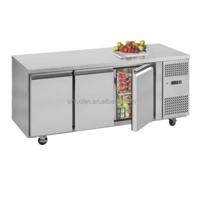 China Commercial Hotel Supermarket Equipment Freezer Refrigeration Equipment Italy Table Under Counter Refrigerator for sale