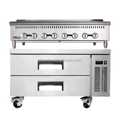 China Cocina comercial de los cajones del cocinero del congelador doble de Base Refrigerator And en venta