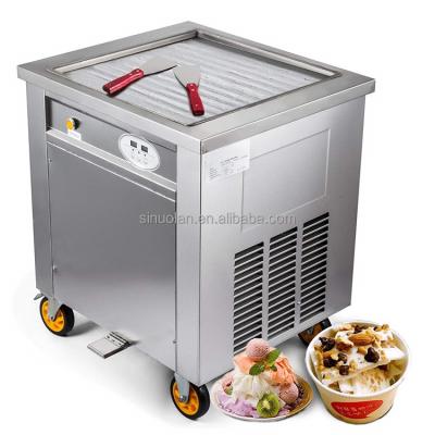 China Fry Ice Cream Roll Machine Video Snack Machine for sale