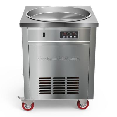 China Stainless Steel Frozen Yogurt Fried Ice Cream Machine Mobile for sale