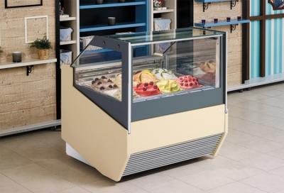 China High Quality Good Price Italian Ice Cream Display Freezer en venta