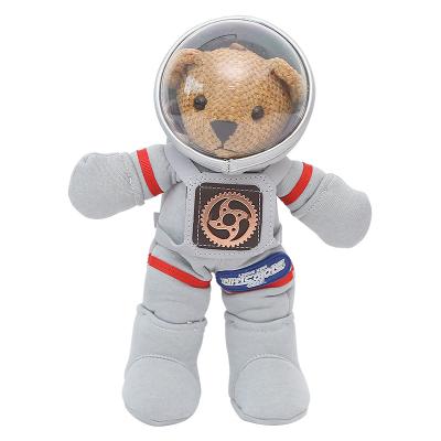 China Creative cute net red bear cartoon astronaut plush bear teddy bear costume plush L066 main chain pendant for sale