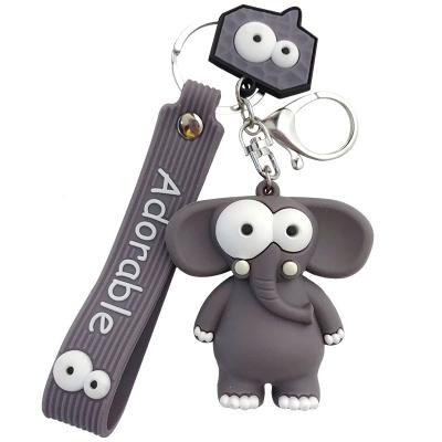 China Elephant Eye-Eye Key Chain Ring Bag Pendant R113 Cartoon Eye-Eye Epoxy Cute Funny Cute/Romantic Cute Ugly Cow Car Epoxy for sale