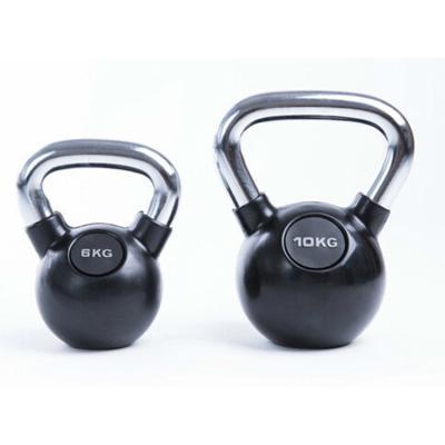 China Weight Lfiting Kilogram Pound Rubber Kettlebells for sale