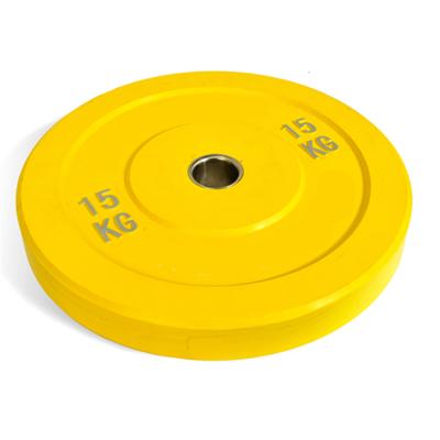 China Weight Lfiting Fitness Barbell Weight Lifting Rubber Bumper Plate for sale