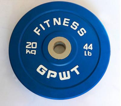 China Durable Ready To Ship High Quality 100% Rubber Gym Fit Weightlifting O Weight Plate for sale