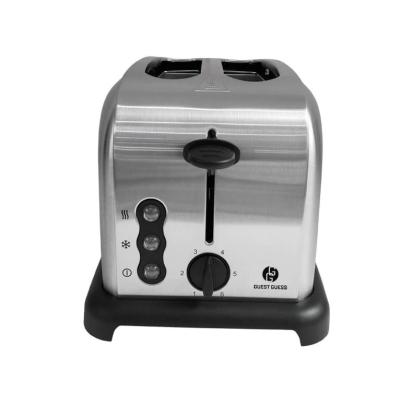 China Defrost/Reheat/Cancel function Guest Guess Mechanical Timer High Quality Automatic Toaster Bread Stainless Steel Electric Bun Toaster Commercial for sale