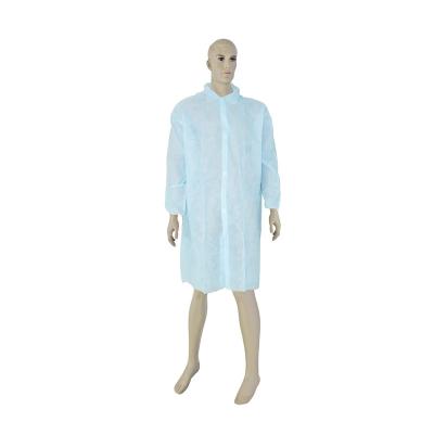 China With Cuff China Supplier Professional Lab Coat Knitted Clean Room Dustproof ESD Antistatic Clothing for sale