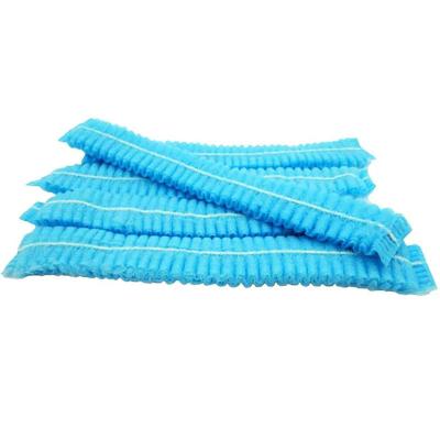 China Xianmeng Single Elastic 100% PP Nonwoven Fabric Head Cover Disposable High Quality Doctor And Nurse Cap for sale