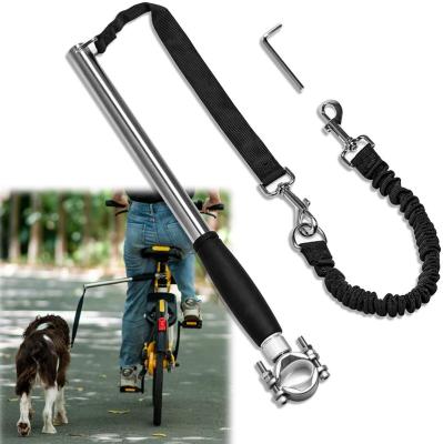 China Hands Free Retractable Bicycle Dog Leash, Hands Free Bike Leash For Dogs, Safety Dog Bike Leash Suitable For Outdoor Exercise for sale