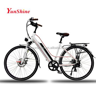 China Aluminum alloy country woman, 36v250w city electric bike, 700c e bike for sale