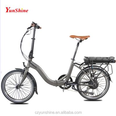 China Sisi aluminum alloy cheap electric mini folding bike for sale for sale