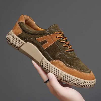 China Wholesale Fashion Flat PU Leather Upper Casual Shoes For Men for sale