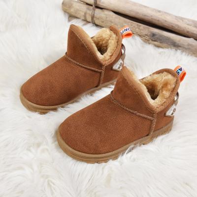 China Wholesale Kids Fur Flat Hike Boots And Coat Bailey Bow Kids Boots for sale