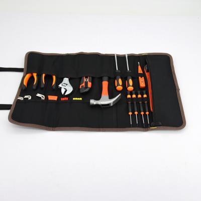 China Portable Professional Factory OEM Heavy Duty Knife Roll Bag Canvas Travel Chef Tool Bag for sale