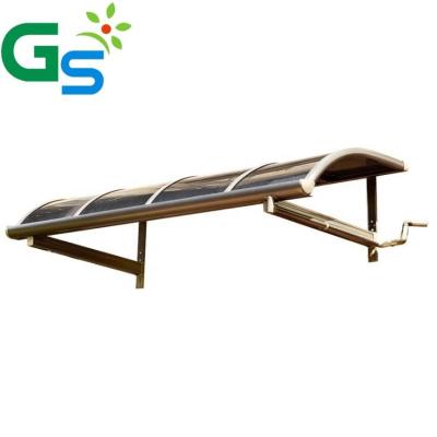 China Door Canopy Solid Polycarbonate Aluminum Canopy Door Canopy Outdoor Rain Shed Roof Sunshade for sale