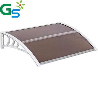 China 1M X 3M Uv Rain Snow Protection Stainless Steel Entrance Canopies Commercial Polycarbonate Covering Carport Canopy Awning For Si for sale