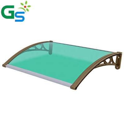 China Guansu factory price sale high quality wall mounting uv protection sunshade aluminum plastic sheet awning for sale