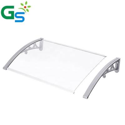 China Home Plastic Frame Material Customized Door Window Canopy with Size Options and Design for sale