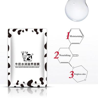 China High Quality Natural Hydrate Moisturizer Wholesale Natural Moisturizer Collagen Face Mask Skin Care Sheet Mask Whitening Silk Face Mask for sale