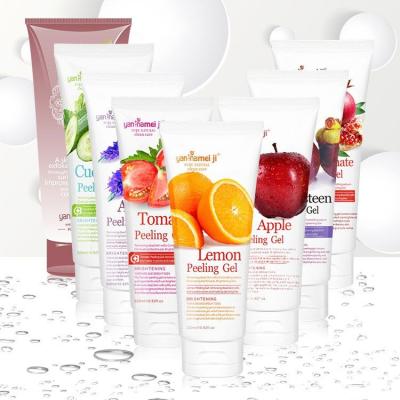 China Whitening Vitamin C Cleansing Gel Herb Apple Lemon Tomato Cucumber Lavender Korean Mild Detergent Facial Whitening Skin Face Peeling Gel for sale