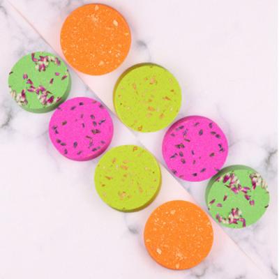 China Home Spa Success Bath Bomb Natural Organic SPA Lavender Shower Steamer Tablets Private Label Shower Steamers for sale