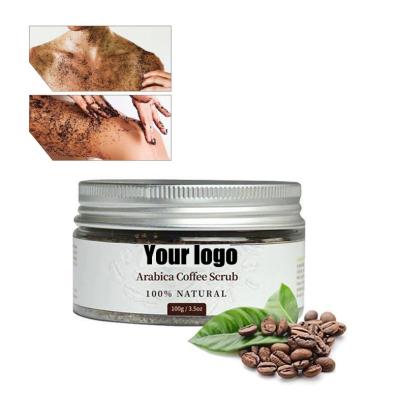 China Private Label Sugar Facial Scrub Organic Deep Natural Exfoliator OEM&ODM Cleanser Exfoliating Skin Particles Whitening Salt Coffee Body Scrub for sale