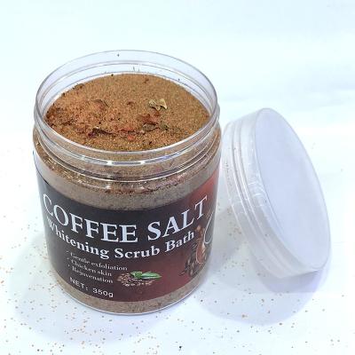 China Moisturizer OEM/ODM/OBM Natural Ingredients Coffee Body Spa Scrub Exfoliator Bath Soak Salt for sale