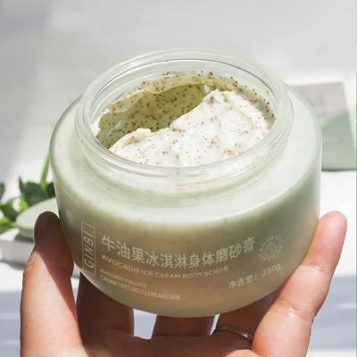 China Wholesale Exfoliator Private Label Skin Care Exfoliating Face Body Scrub Deep Cleansing Brightening Sugar Avocado Body Scrub for sale