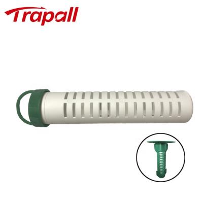 China Viable Plastic Mesh Lure Stick Basket Tube Accessory For Termite Bait Station Trap With Cap for sale