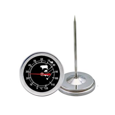 China Food Food BBQ Meat Thermometer Digital LCD Display Household Thermometers Time CE ROHS OEM Customized for sale