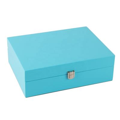 China Latest Design Velvet 6 Slot Handmade Wooden Solid Watch Storage Case Wooden Watch Box for sale