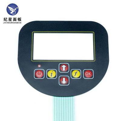 China Pipeline Detector Custom Low Moq Film Switch Membrane Keypad PVC Panel For Pipeline Detector for sale