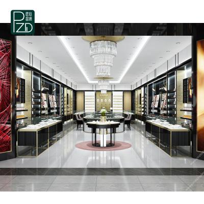 China Original Cosmetic Shop Design Makeup Cabinet Cosmetic Shop Interior Design Furniture Design For Cosmetic Shop for sale