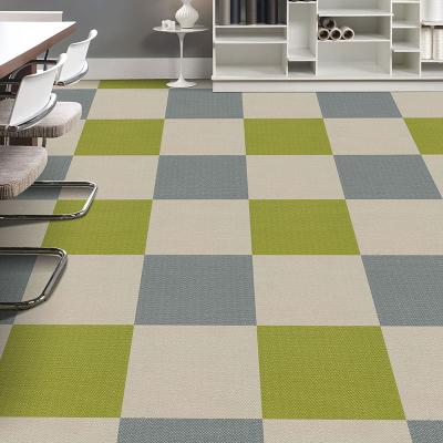 China Stain Resistant Best Price Office Removable Washable Nylon Commercial Carpet Tiles for sale