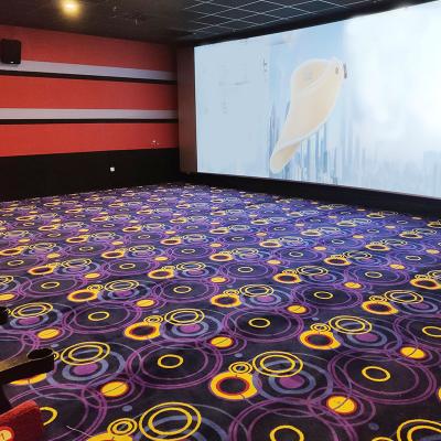 China Washable High Quality Movie Theater Axminster Cinema Carpets Karpet Bulu for sale