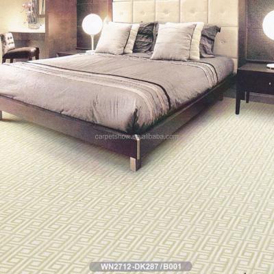 China Jacquard Star Hotel Yarn New Wilton Carpet Fashion Hotel Corridor Wilton Carpet Design for sale