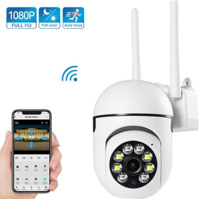 China Full HD 1080p NIGHT VISION Cloud Security Dome Speed ​​Storage WIFI Smart CCTV Camera Wireless Outdoor Camera Human Detection for sale