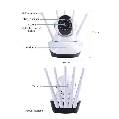 China Wholesale Factory Price NIGHT VISION 360 Degree Rotating Mini Network Video Surveillance Home Security Camera Night Vision for sale