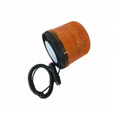 China Amber Yellow Emergency Caution Warning Signal Light Turning Strobe Beacon Light with Magnetic Mount 18W for sale