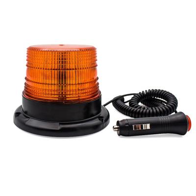 China 12W DC12-80V Elevator Emergency Alarm Signal Folk Rotating Forklift Led Strobe Flashing Magnetic Beacon Light for sale