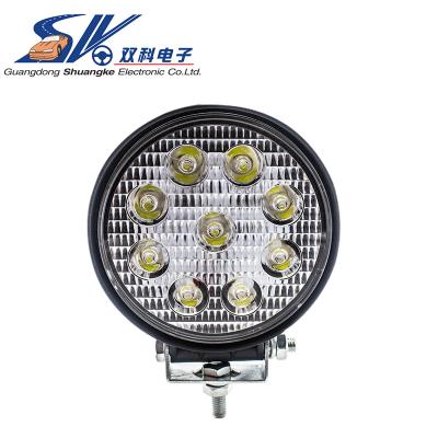 China 4 Inch Aluminum 27W LED Work Light 12V-24V Around Light Lamp Offroad LED Worklight For Road Motorcycle Car Truck for sale