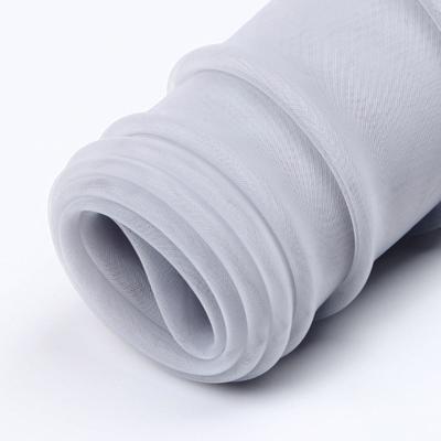 China Good Price Waterproof Polyester 100% Simple Organza Fabric Roll Organza Fabric Wedding Dress Fabric for sale